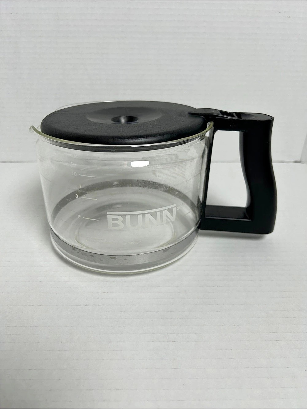 BUNN 10-Cup Drip-Free Glass Carafe with Black Handle